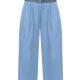 silk loose trouser blue color